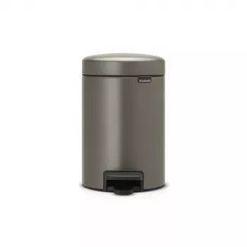 Atkritumu tvertne Brabantia 113246 3 L apaļa platīna krāsā