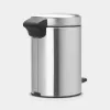 Atkritumu tvertne Brabantia NewIcon 3L Matēts tērauds