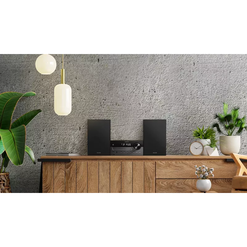 Philips TAM4505M2/12 mājas audio sistēma Mājas audio mikro sistēma 80 W Melna, tumši pelēka