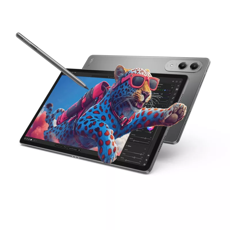 Lenovo Yoga Tab Snapdragon 256 GB 28,2 cm (11,1 collu) 12 GB Wi-Fi 7 (802.11be) Android 15 Pelēks