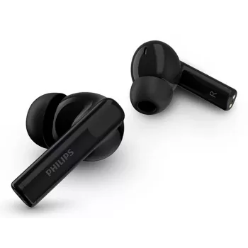 Bezvadu iekšējo austiņu komplekts Philips TAT2520BK/00 — Bluetooth, 20–20000 Hz, 10 m diapazons, 40 g, melns