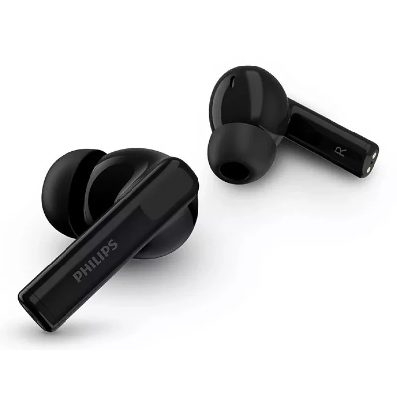 Bezvadu iekšējo austiņu komplekts Philips TAT2520BK/00 — Bluetooth, 20–20000 Hz, 10 m diapazons, 40 g, melns