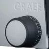Elektriskais griezējs Graef G55 170 W, maksimālais šķēles biezums 20 mm, pelēks metāls, 230 V, izmēri 230×325×240 mm