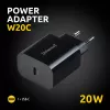 Strāvas adapteris Intenso W20C 20W USB-C melns