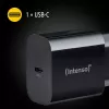 Strāvas adapteris Intenso W20C 20W USB-C melns