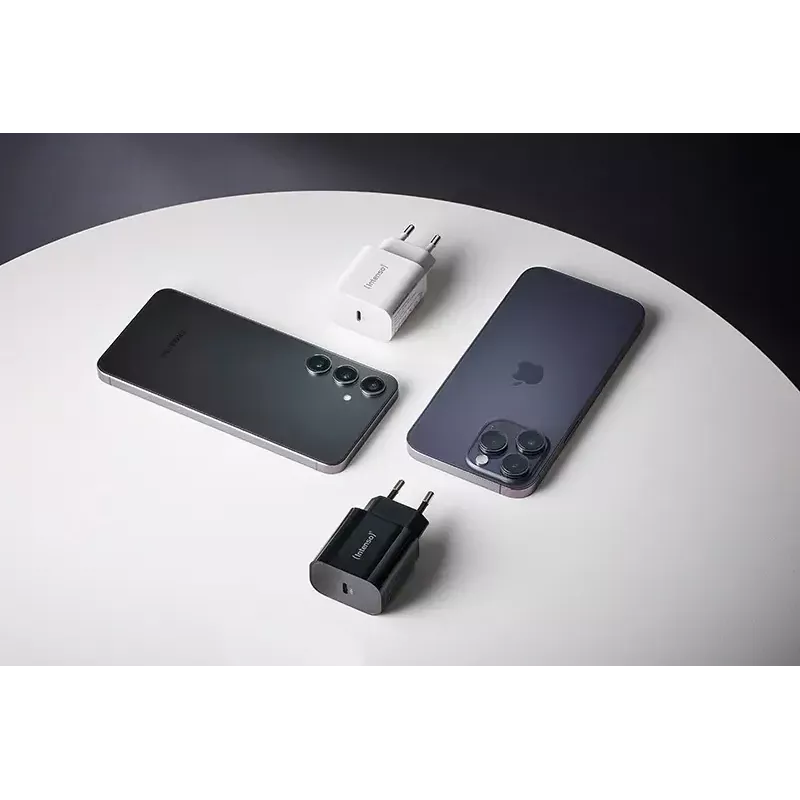 Strāvas adapteris Intenso W20C 20W USB-C melns