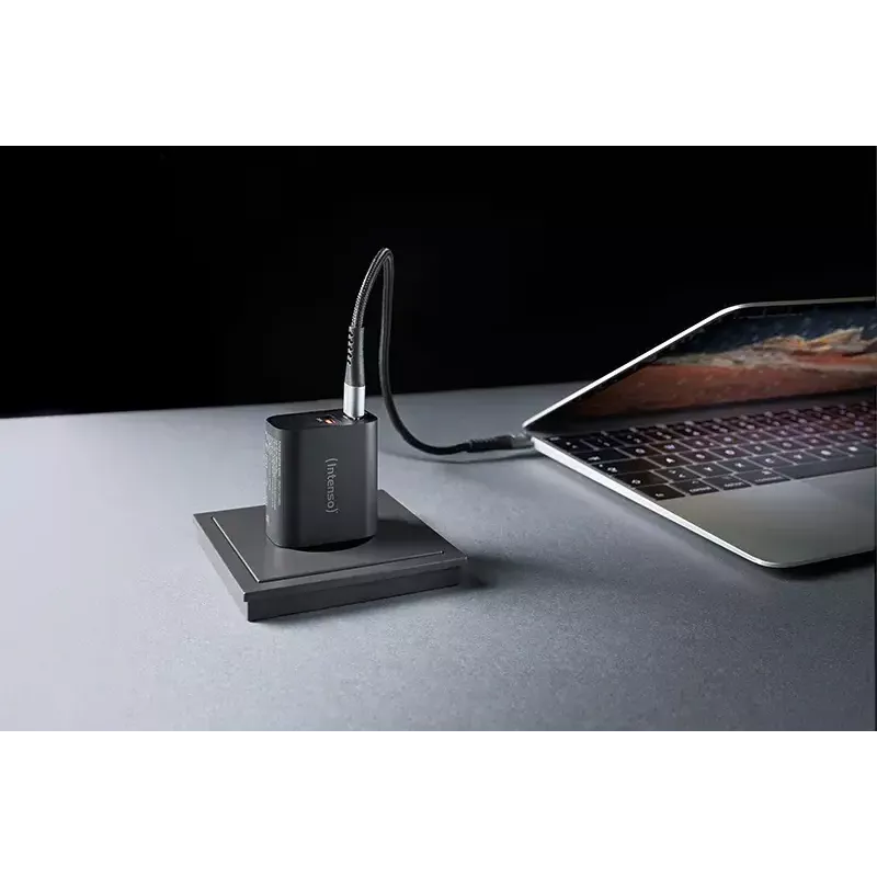 Strāvas adapteris Intenso W30AC 30 W USB-A USB-C Melns