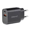 Strāvas adapteris Intenso W30AC 30 W USB-A USB-C Melns