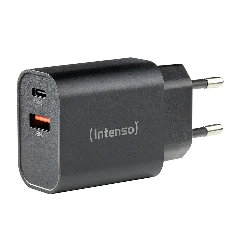 Strāvas adapteris Intenso W30AC 30 W USB-A USB-C Melns
