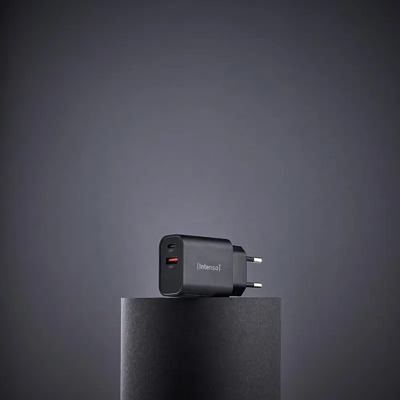 Strāvas adapteris Intenso W30AC 30 W USB-A USB-C Melns