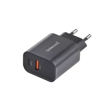Strāvas adapteris Intenso W30AC 30 W USB-A USB-C Melns