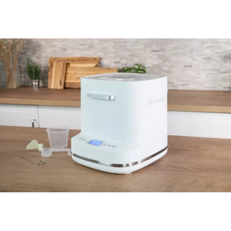 Maizes cepšanas automāts Unold Esge Backmeister Bernd 68120 — 550 W, maks. klaips 1 kg, balts, plastmasas korpuss