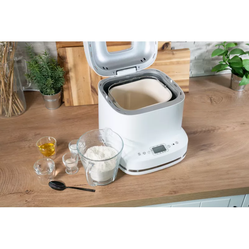 Maizes cepšanas automāts Unold Esge Backmeister Bernd 68120 — 550 W, maks. klaips 1 kg, balts, plastmasas korpuss