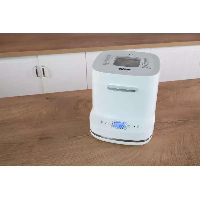 Maizes cepšanas automāts Unold Esge Backmeister Bernd 68120 — 550 W, maks. klaips 1 kg, balts, plastmasas korpuss
