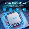 Auto lādētājs Vention 3 portu USB (USB-C + 2× USB-A) 30W/18W/5W melns