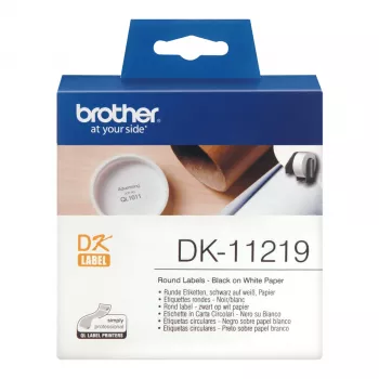Brother DK-11219 printera uzlīmes, Balts