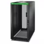 APC Easy Rack, 24U, melns, ar jumtu, ritentiņiem, kājiņām, 4 kronšteiniem un sānu paneļiem, bez apakšas, 1198A x 600W x 1200D mm