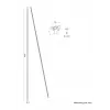 Kabeļu apvalks Neomounts ADS06-140WH Ø15 mm balts vairākiem kabeļiem