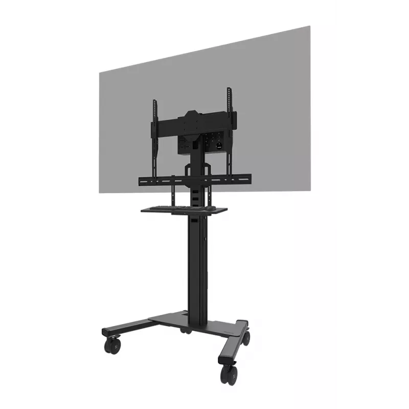Plaukta tastatūras komplekts Neomounts AV40-500BL 43–110 collu ekrāniem, VESA līdz 600x400, maksimālā slodze 2,5 kg, 900×279×640 mm