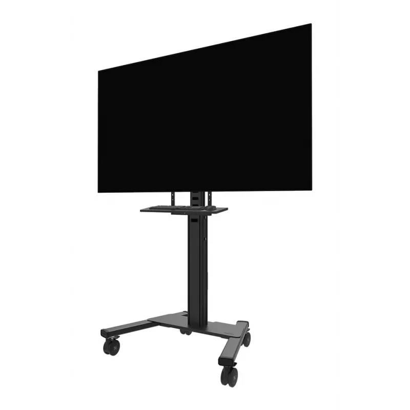 Plaukta tastatūras komplekts Neomounts AV40-500BL 43–110 collu ekrāniem, VESA līdz 600x400, maksimālā slodze 2,5 kg, 900×279×640 mm