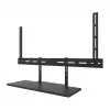 Plaukta tastatūras komplekts Neomounts AV40-500BL 43–110 collu ekrāniem, VESA līdz 600x400, maksimālā slodze 2,5 kg, 900×279×640 mm