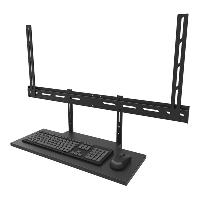 Plaukta tastatūras komplekts Neomounts AV40-500BL 43–110 collu ekrāniem, VESA līdz 600x400, maksimālā slodze 2,5 kg, 900×279×640 mm