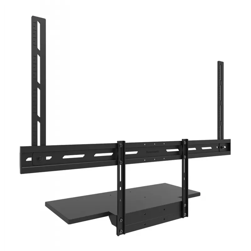 Plaukta tastatūras komplekts Neomounts AV40-500BL 43–110 collu ekrāniem, VESA līdz 600x400, maksimālā slodze 2,5 kg, 900×279×640 mm