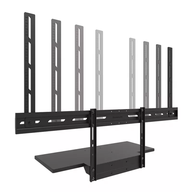Plaukta tastatūras komplekts Neomounts AV40-500BL 43–110 collu ekrāniem, VESA līdz 600x400, maksimālā slodze 2,5 kg, 900×279×640 mm