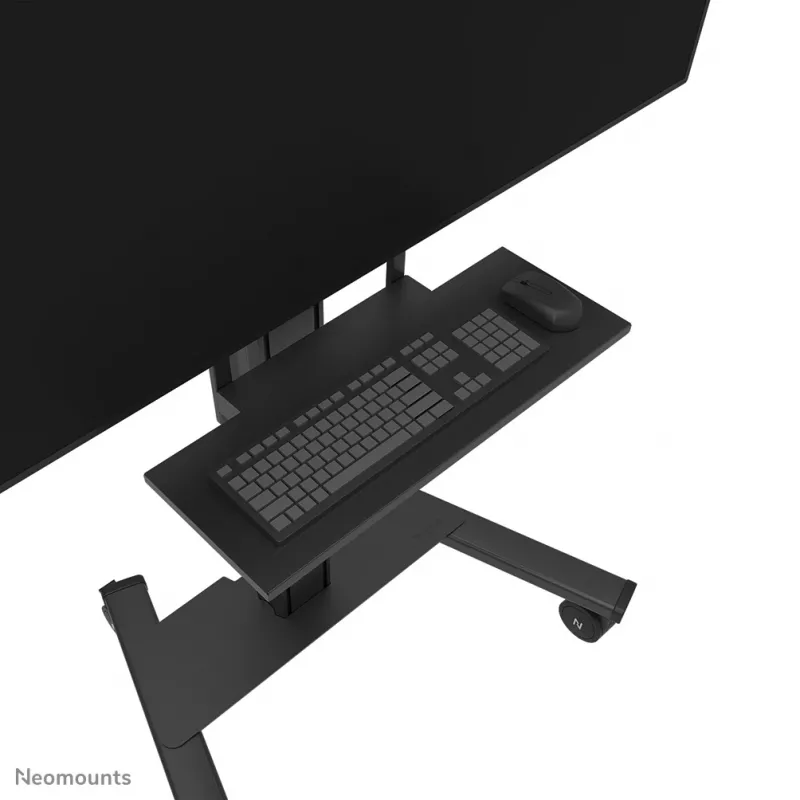 Plaukta tastatūras komplekts Neomounts AV40-500BL 43–110 collu ekrāniem, VESA līdz 600x400, maksimālā slodze 2,5 kg, 900×279×640 mm
