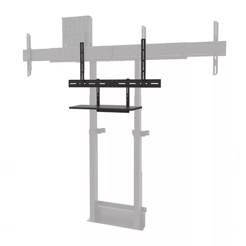 Plaukta tastatūras komplekts Neomounts AV40-500BL 43–110 collu ekrāniem, VESA līdz 600x400, maksimālā slodze 2,5 kg, 900×279×640 mm