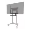 Plaukta tastatūras komplekts Neomounts AV40-500BL 43–110 collu ekrāniem, VESA līdz 600x400, maksimālā slodze 2,5 kg, 900×279×640 mm