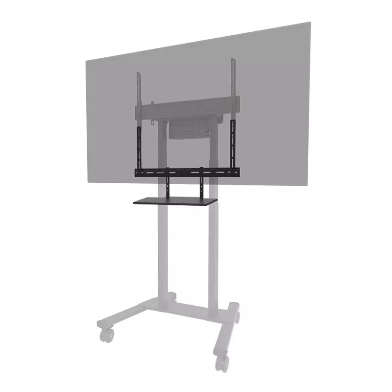 Plaukta tastatūras komplekts Neomounts AV40-500BL 43–110 collu ekrāniem, VESA līdz 600x400, maksimālā slodze 2,5 kg, 900×279×640 mm