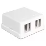 Vadu savienotājs DeLOCK 86207 2x Keystone Balts