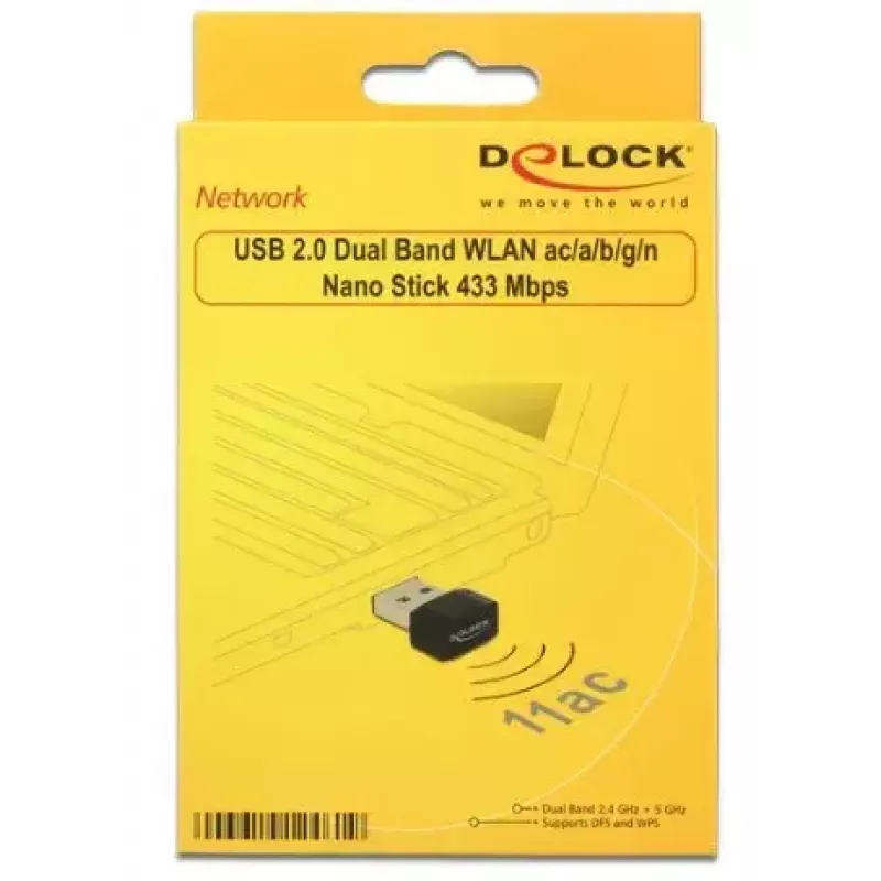 Tīkla karte DeLOCK 12461 WLAN 433 Mbit/s