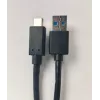 USB kabelis Helos 181542 USB 3.2 Gen 2 1m USB A USB C melns