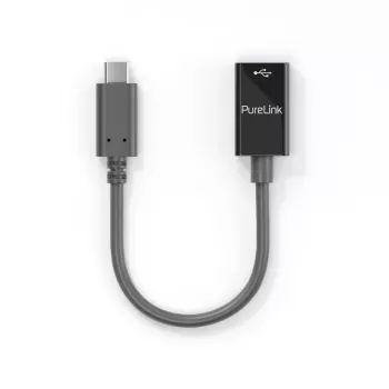 USB kabelis PureLink IS231 0,1 m USB C USB A Melns