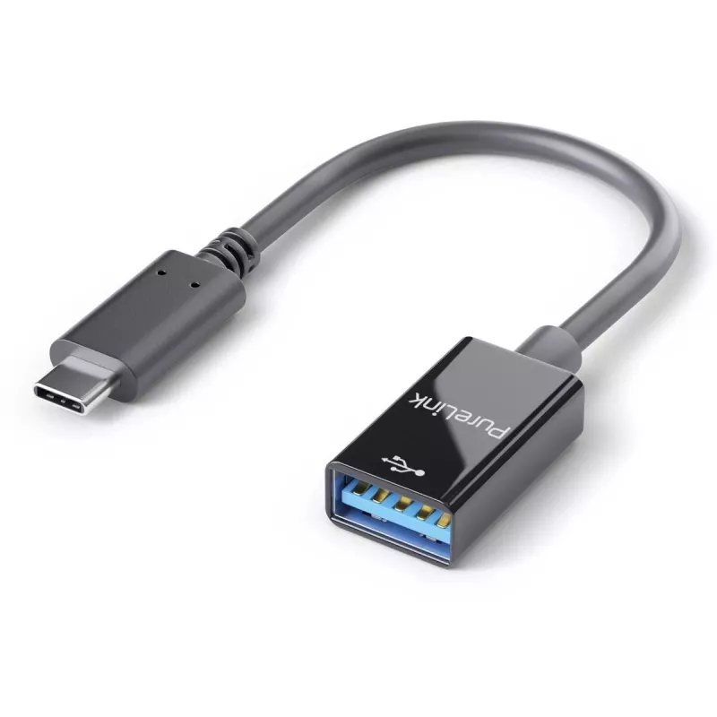 USB kabelis PureLink IS231 0,1 m USB C USB A Melns
