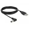 Strāvas kabelis DeLOCK 85588 USB A 1.5 m Melns