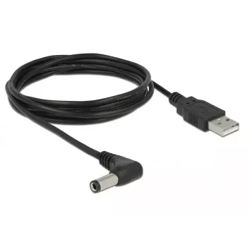 Strāvas kabelis DeLOCK 85588 USB A 1.5 m Melns