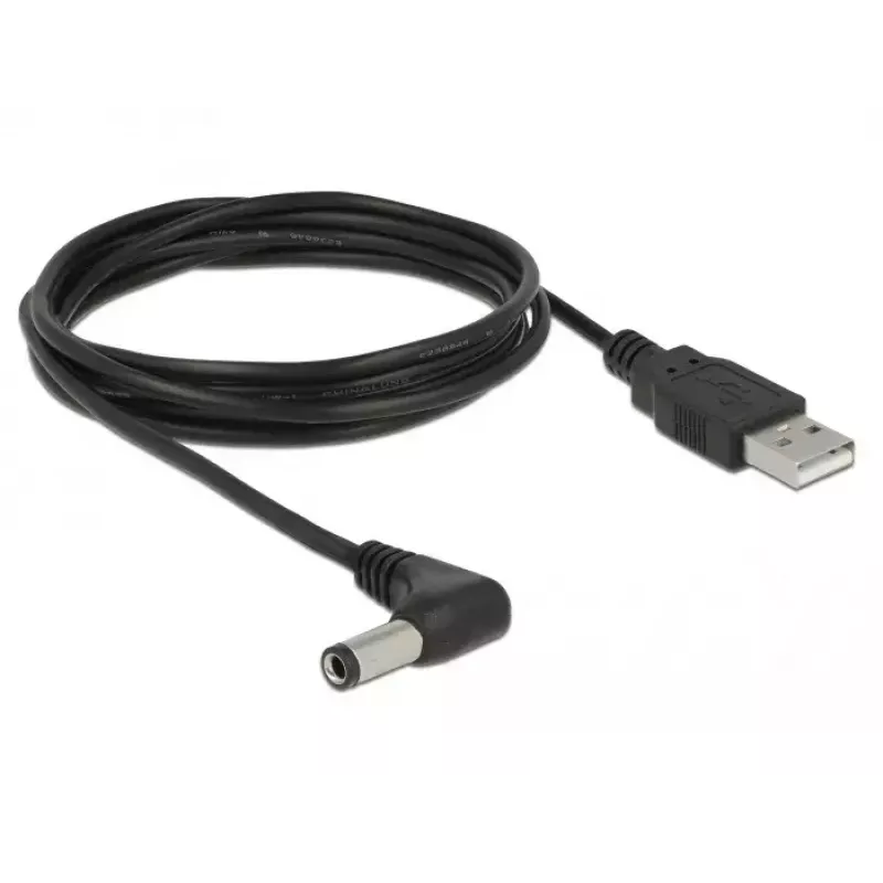 Strāvas kabelis DeLOCK 85588 USB A 1.5 m Melns