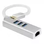 USB Hub Helos 288390 Type-C 5000 Mbit/s Silver