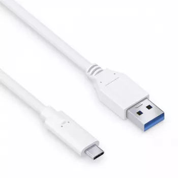 USB kabelis PureLink IS2610-010 USB 3.2 Gen 2 1m USB C USB A Balts