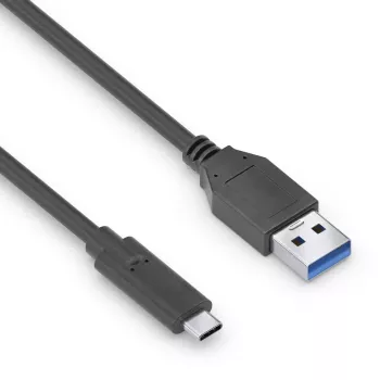 USB kabelis PureLink IS2611-005 USB 3.2 Gen 2 0,5 m USB C USB A melns
