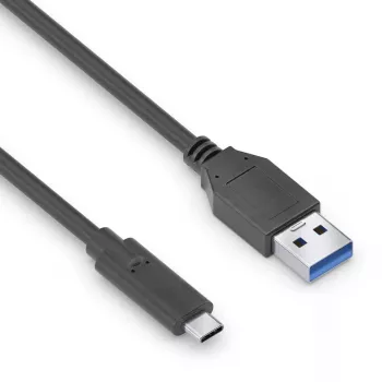 USB kabelis PureLink IS2611-010 USB 3.2 Gen 2 1 m USB C USB A melns