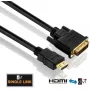 HDMI-DVI kabelis PureLink PI3000-005 0,5 m