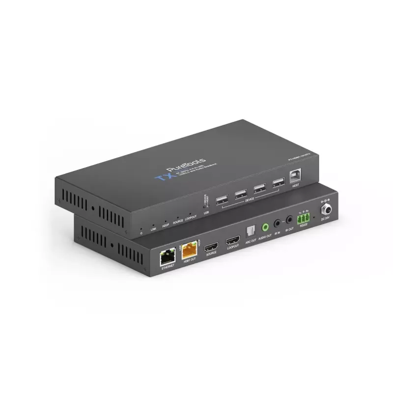 AV raidītājs un uztvērējs PureTools PT-HDBT-1010 100 m 18 Gbit/s