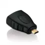 Kabeļa savienotāja adapteris HDMI microHDMI Melns PureLink X-HA050 Zelta pārklājums