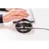 BakkerElkhuizen Oyster vadu pele, abpusēja, vertikāls dizains, lāzera, USB Type-A, 1200 DPI, melna, sudraba
