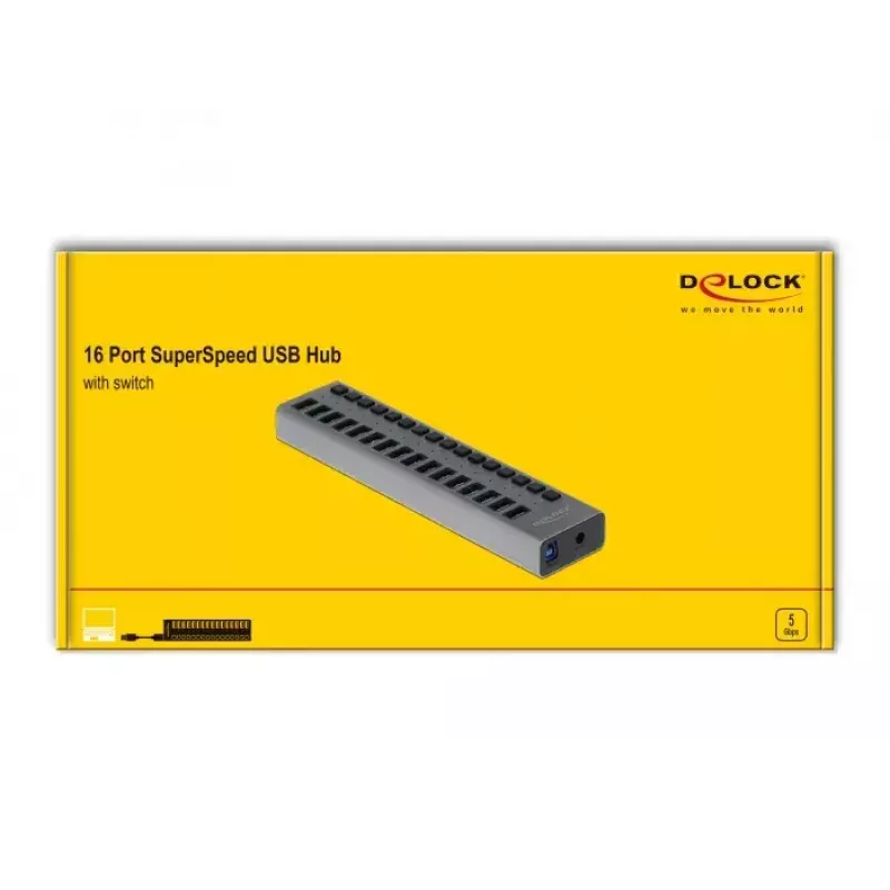 USB centrmezgls DeLOCK 63739