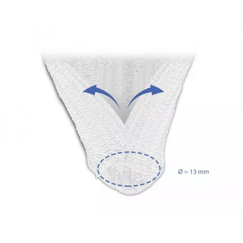 Pīta uzmava DeLOCK 20808 5 m x 13 mm balta